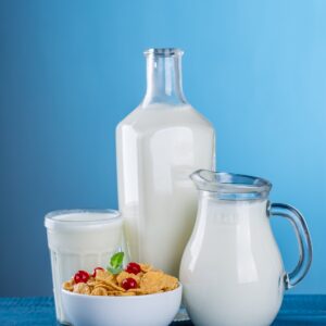 cereal, milk, breakfast, dairy, pitcher, bottle, food, corn flakes, milk, milk, milk, milk, milk